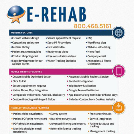 E-Rehab Trade Show Flyer